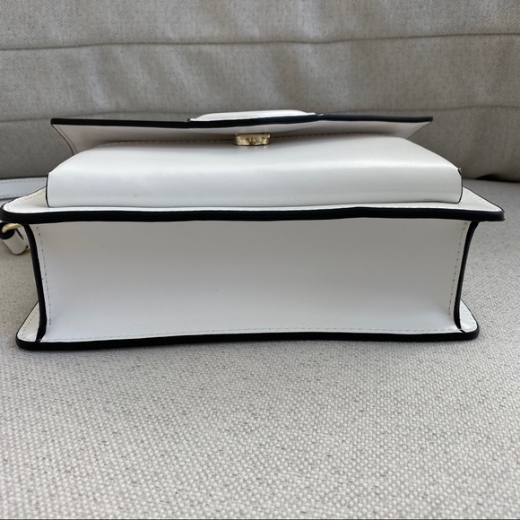 The Bobbi Leather Small Crossbody Bag - White - Picture 11 of 11